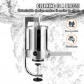Sausage Stuffer 1.5L Capacity Stainless Steel Homemade Maker
