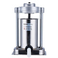 Sausage Stuffer 2L Vertical Manual Machine 304 Stainless Steel 2 Tubes