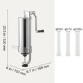 Sausage Stuffer 3L Stainless Steel Homemade Sausage Maker