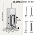 Sausage Stuffer 5LB 3L Capacity Stainless Steel Homemade Maker