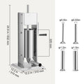 Sausage Stuffer 5L Stainless Steel Homemade Sausage Maker