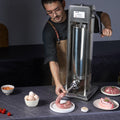 Sausage Stuffer 7L Vertical Dual-Speed 304 Stainless Steel 5 Tubes