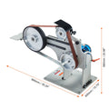 Belt Grinder Sander 72 x 2-Inch Belt Polisher with VFD 3 Grinding Moulds