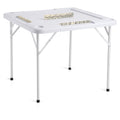 Mahjong Table 4 Player Square Folding 90x90cm White Domino Game