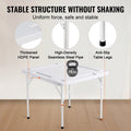 Mahjong Table 4 Player Square Folding 90x90cm White Domino Game
