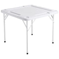 Mahjong Table 4 Player Square Folding 90x90cm White Domino Game