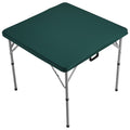 Mahjong Table Fold 4 Player 144PCS Tiles Dice Portable Green Tabletop