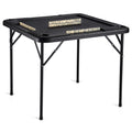 Mahjong Table 4 Player 90x90cm Folding Square Black Domino Game
