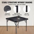 Mahjong Table 4 Player 90x90cm Folding Square Black Domino Game