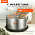 Bud Leaf Trimmer 39.5cm Stainless Steel Manual Machine with Hand Pruners