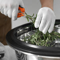 Leaf Bowl Trimmer 16in Manual Bud Trimmer Stainless Steel