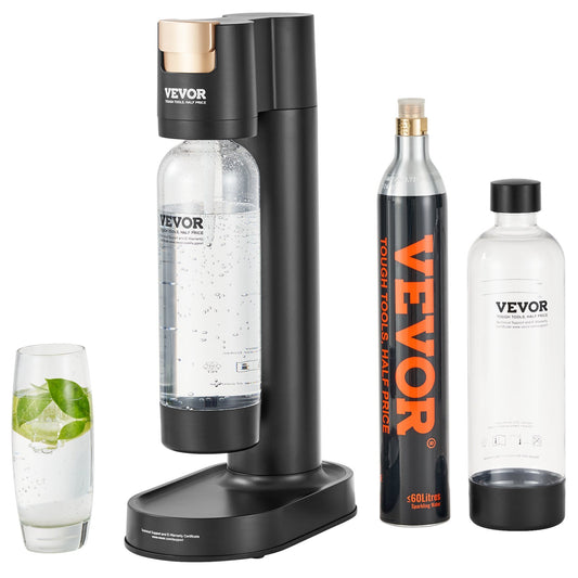 Soda Maker Machine Sparkling Water 1L Bottles CO2 Cylinder Starter Kit