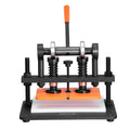 Leather Cutting Machine 10.2x5.9in Manual Die Cutter Embosser