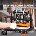 Leather Cutting Machine 11x5.5in Manual Die Cutter Embosser