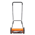 Push Reel Lawn Mower 40cm 5-Blade Adjustable Grass Catcher