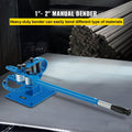 YP-9 Manual Metal Bender 7 Dies Round Square Bar Rod Tool