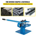 YP-9 Manual Metal Bender 7 Dies Round Square Bar Rod Tool