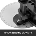 Tube Bender 240° Heavy Duty Metal Pipe Notcher 3 Dies