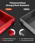 Oil Drain Pan 75.7L Capacity Manual Pump 2.2m Hose Red