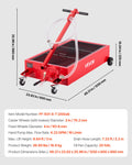 Oil Drain Pan 75.7L Capacity Manual Pump 2.2m Hose Red