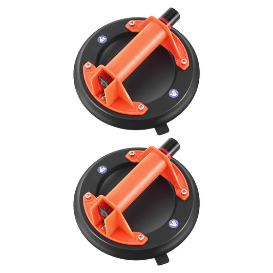 Vacuum Glass Lifter 203mm 180kg 2-Pack Tile Granite Suction Cup Tool