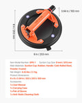 Vacuum Suction Cup 203mm 195kg Tile Granite Lifter 2-Pack