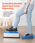 Automatic Shoe Cover Dispenser 100pc Non-Slip Silver
