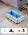 Automatic Shoe Cover Dispenser 100pc Non-Slip Silver