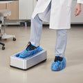 Automatic Shoe Cover Dispenser 100pc Non-Slip Silver