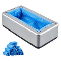 Automatic Shoe Cover Dispenser 100pc Non-Slip Silver