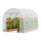 Walk-in Tunnel Greenhouse 9.58x6.43x6.23ft Galvanized Frame