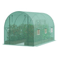Walk-in Tunnel Greenhouse 9.58x6.43x6.23ft Galvanized Frame