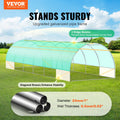 Walk-in Tunnel Greenhouse 29.2x9.7x6.5ft Galvanized PE Green