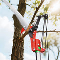 Manual Pole Saw 118-809cm Extendable Tree Pruner Fiberglass Handle