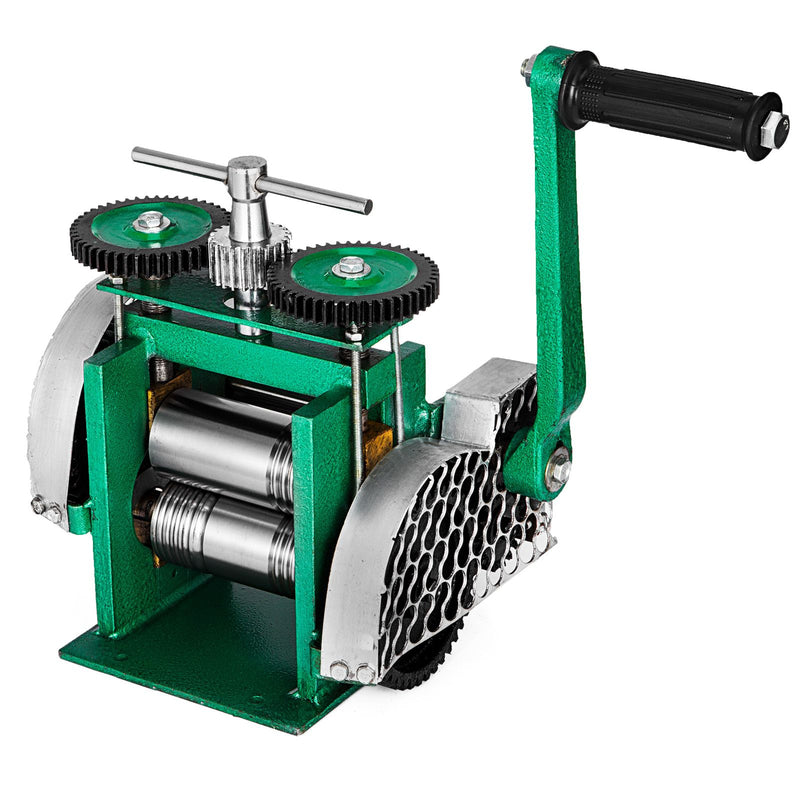 Combination Rolling Mill Machine Roller Width: 120 mm, Roller Diameter: 55 mm Rolling Mill Jewellery 85mm Roller Width Flat Rolling Manual Jewelry Press Tabletting Tool Jewelry DIY Tools