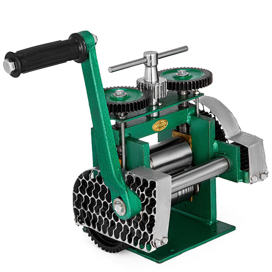 Rolling Mill Machine 120mm Roller Width Manual Jewelry Press DIY