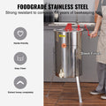 Honey Extractor 3 Frame Stainless Steel Centrifuge Apiary Equipment
