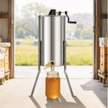 2 Frame Honey Extractor Manual Spinner Stainless Steel Honeycomb