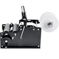 Manual Round Labeling Machine, 15-20pcs/min, Bottle Label Applicator for Round Bottles, Adjustable Manual Round Bottle Labeler Suitable for Round Bottle Diameter 20-120 mm (with Pressing Bar)
