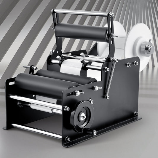 Manual Round Bottle Labeler 20-120mm 15-20pcs/min Applicator