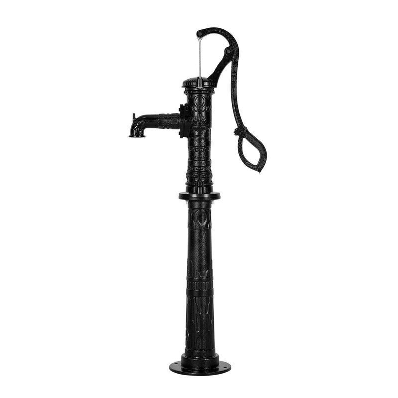 Hand Water Pump Cast Iron 20ft Lift Manual NPT 1-1/4 Garden