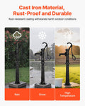 Hand Water Pump Cast Iron 20ft Lift Manual NPT 1-1/4 Garden