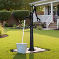Hand Water Pump Cast Iron 20ft Lift Manual NPT 1-1/4 Garden