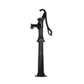 Well Hand Pitcher Pump, 20 ft Max Lift, Antique Cast Iron Manual Hand Water Pump with Heightening Base, NPT 1-1/4 in Connection, Easy Installation, for Outdoor Garden, Pond, Yard, Farm, Black