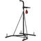 2 in 1 Punching Bag Stand Steel Heavy Duty 140lbs Adjustable
