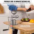 Manual Oil Press Machine Stainless Steel Peanut Sesame Seed