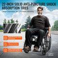 Wheelchair Aluminum Lightweight Portable 18