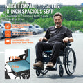Wheelchair Aluminum Lightweight Portable 18