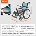 Wheelchair Aluminum Lightweight Portable 18