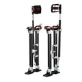 Drywall Stilts Adjustable 61-101.6cm Aluminum Knee Pads Black